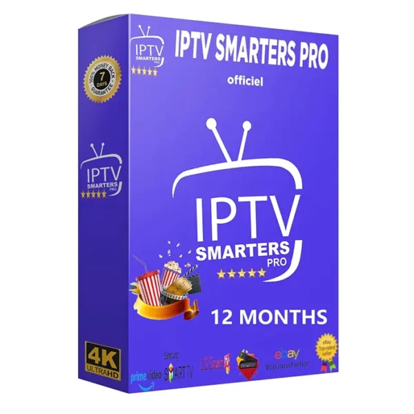 Best Iptv smarters Gold Subscription 1 year + After Sales Service 1 year